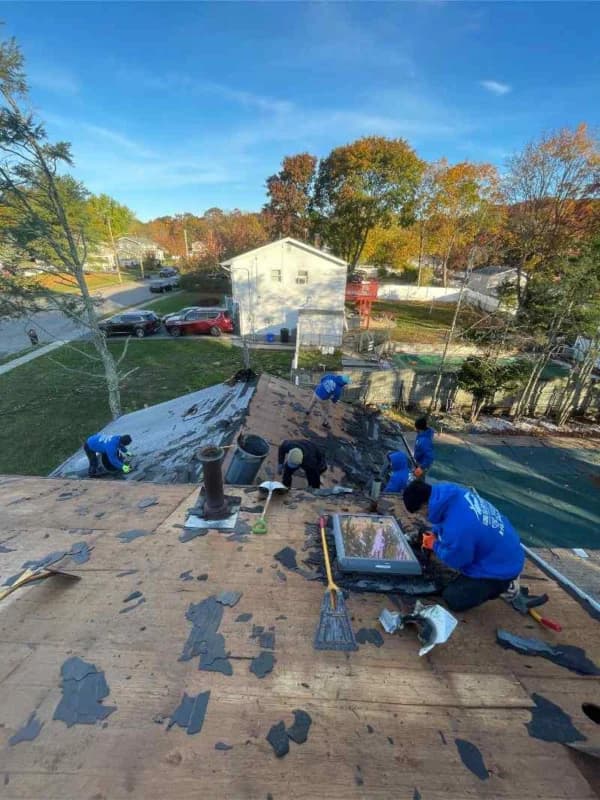 Shingle roof tear-off project